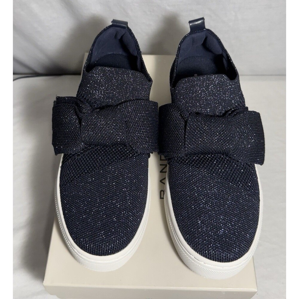 NEW NIB Bandolino Bryce 2 Bow Slip on Sneaker Casual Athletic Blue Womens Size 6